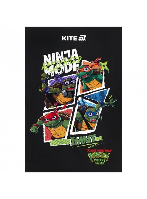 Блокнот А5, 64 листа Kite Ninja Turtles NT25-193-2 Блокнот А5, 64 листа Kite Ninja Turtles NT25-193-2