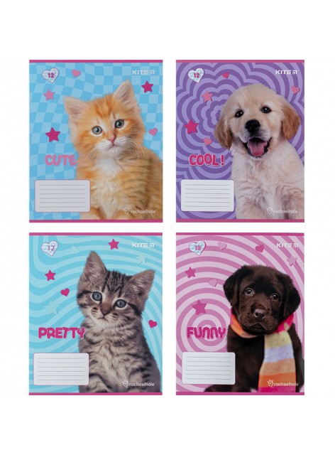 Зошит 12 аркушів, коса лінія (1 шт.) Kite Rachael Hale R24-235 Зошит 12 аркушів, коса лінія (1 шт.) Kite Rachael Hale R24-235