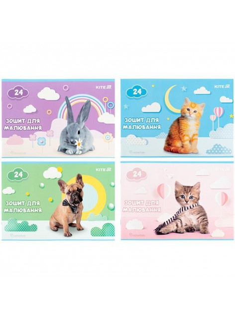 Зошит для малювання А4, 24 аркуша Kite Rachael Hale R25-242 Зошит для малювання А4, 24 аркуша Kite Rachael Hale R25-242