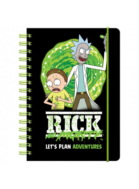Щоденник-планер на спіралі Kite Rick and Morty RM23-438
