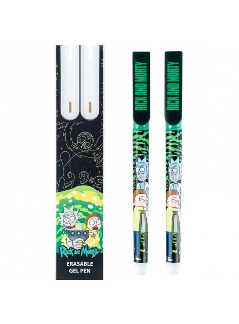Ручка гелева 'пиши-стирай' у пеналі (2 шт.) Kite Rick and Morty RM24-069 Ручка гелева 'пиши-стирай' у пеналі (2 шт.) Kite Rick and Morty RM24-069
