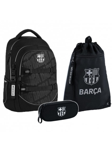 Рюкзак в комплекті 3 в 1 FC Barcelona KITE BC26-727L+601M-1+599