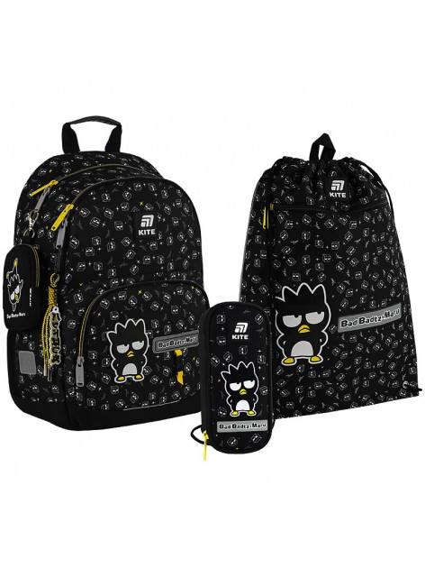 Рюкзак в комплекті 3 в 1 Bad Badtz Maru KITE HK25-585M-1+601M-3+662-3