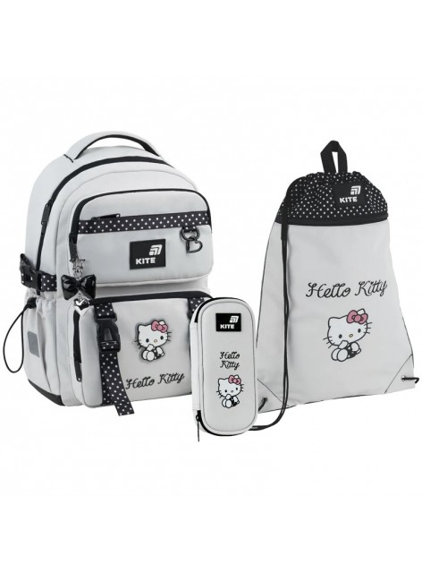 Рюкзак в комплекті 3 в 1 Hello kitty KITE HK26-1022M+601M-10+662-3