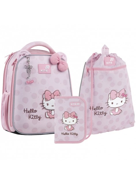 Рюкзак в комплекті 3 в 1 Hello kitty KITE HK26-555S-2+601M-2+621-1