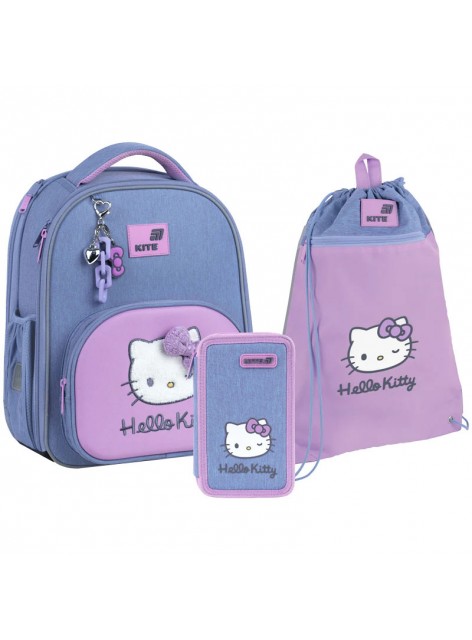Рюкзак в комплекті 3 в 1 Hello kitty KITE HK26-556M+601M-4+623 Рюкзак в комплекті 3 в 1 Hello kitty KITE HK26-556M+601M-4+623