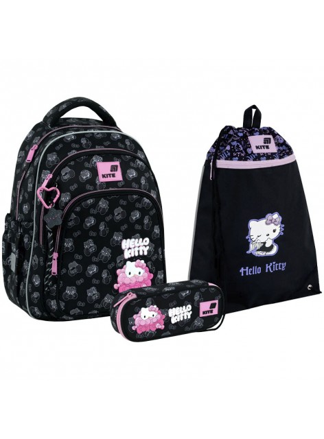 Рюкзак в комплекті 3 в 1 Hello kitty KITE HK26-763M+601M-7+599-1
