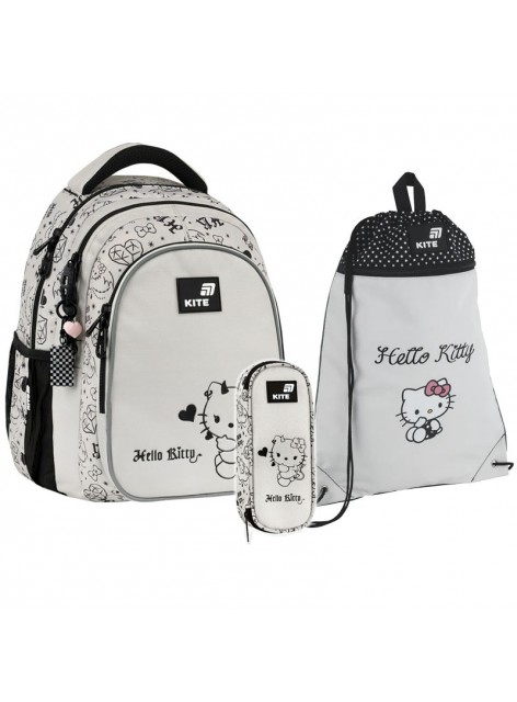 Рюкзак в комплекті 3 в 1 Hello kitty KITE HK26-8001M+601M-10+599-4