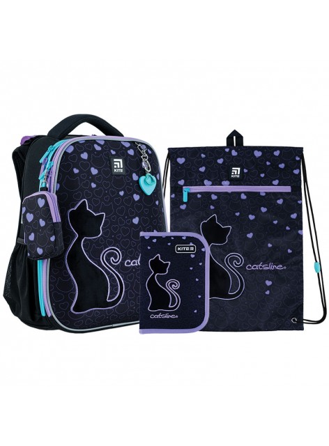 Рюкзак в комплекті 3 в 1 Catsline KITE K24-531M-1+601M-3+621-3