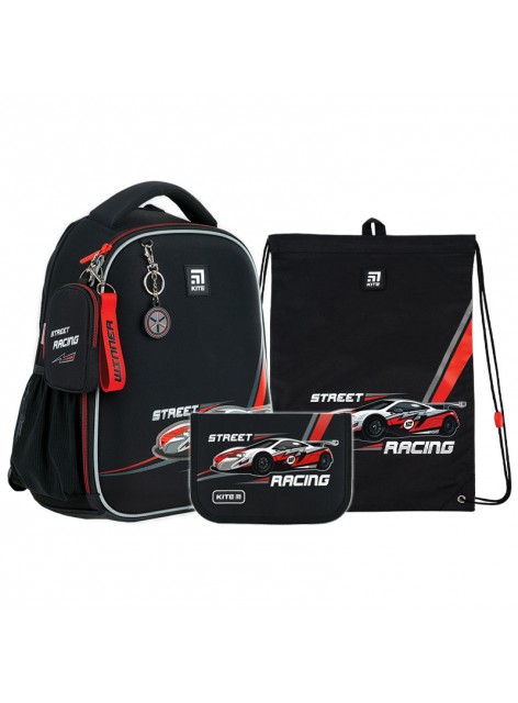 Рюкзак в комплекті 3 в 1 Racing KITE K24-555S-5+600M-2+621-4