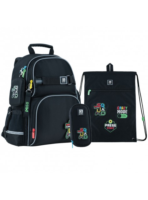Рюкзак в комплекті 3 в 1 SQUAD KITE K24-702M-3+601M-22+662-16