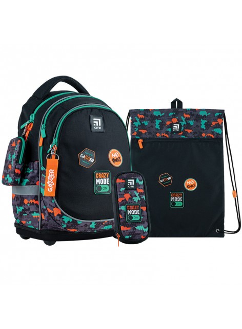 Рюкзак в комплекті 3 в 1 Crazy Mode KITE K24-724S-4+601M-26+662-12