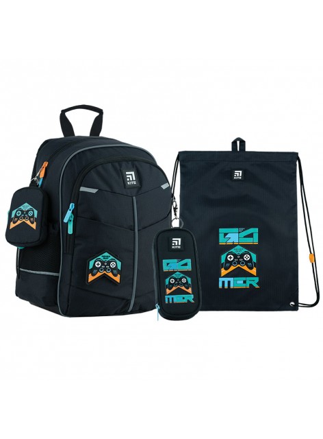 Рюкзак в комплекті 3 в 1 Never Quiet KITE K24-771S-4+600M-18+662-18 Рюкзак в комплекті 3 в 1 Never Quiet KITE K24-771S-4+600M-18+662-18