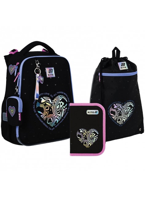 Рюкзак в комплекті 3 в 1 Love is KITE K25-531M-2+601M-5+622-3
