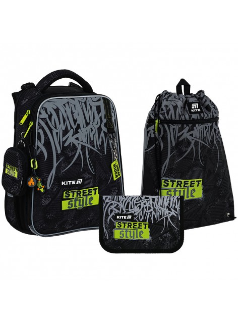 Рюкзак в комплекті 3 в 1 Street Style KITE K25-531M-4+601M-6+621-6