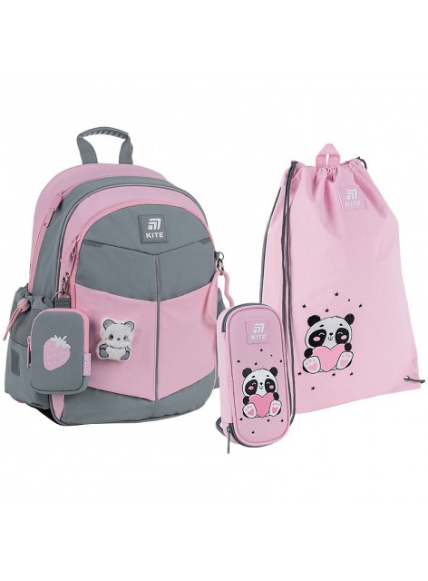 Рюкзак в комплекті 3 в 1 Panda KITE K25-771S-1+600M-21+662-9