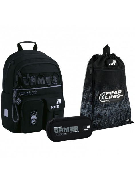 Рюкзак в комплекті 3 в 1 Gamer KITE K26-584M-5+601M-32+662-15 Рюкзак в комплекті 3 в 1 Gamer KITE K26-584M-5+601M-32+662-15