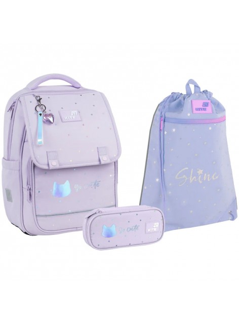 Рюкзак в комплекті 3 в 1 So Cute KITE K26-772M-1+601M-30+662-21 Рюкзак в комплекті 3 в 1 So Cute KITE K26-772M-1+601M-30+662-21