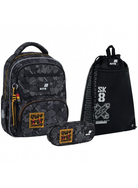 Рюкзак в комплекті 3 в 1 Freestyle KITE K26-773M-6+601M-6+599-20 Рюкзак в комплекті 3 в 1 Freestyle KITE K26-773M-6+601M-6+599-20
