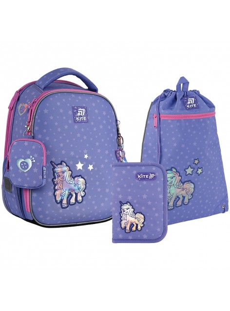 Рюкзак в комплекті 3 в 1 My Little Pony KITE LP25-555S+601M+622