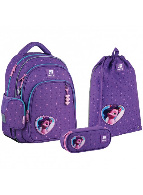 Рюкзак в комплекті 3 в 1 My Little Pony KITE LP25-763S+600M+599