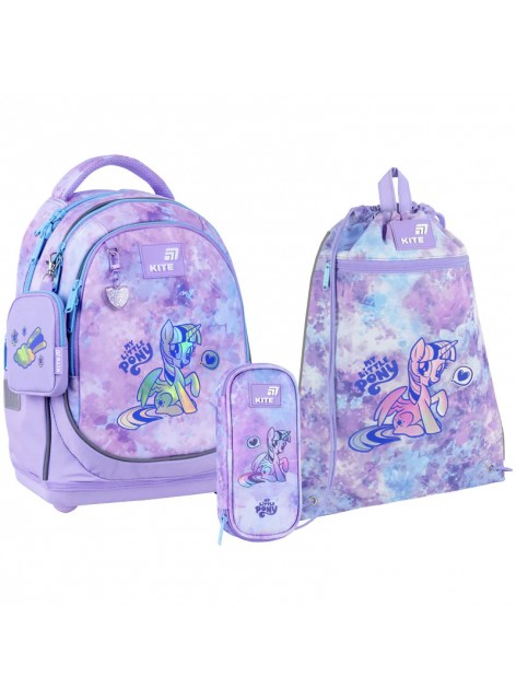Рюкзак в комплекті 3 в 1 My Little Pony KITE LP26-724S+601M+662 Рюкзак в комплекті 3 в 1 My Little Pony KITE LP26-724S+601M+662