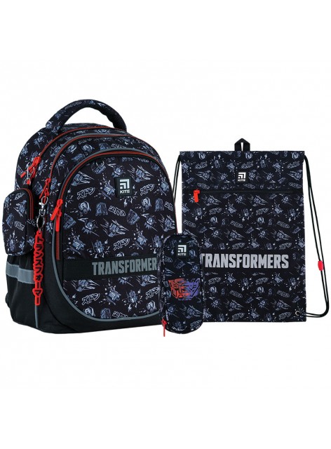 Рюкзак в комплекті 3 в 1 Transformers KITE TF24-700M+601M-2+599