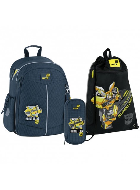 Рюкзак в комплекті 3 в 1 Transformers KITE TF26-771S+601M-1+662 Рюкзак в комплекті 3 в 1 Transformers KITE TF26-771S+601M-1+662