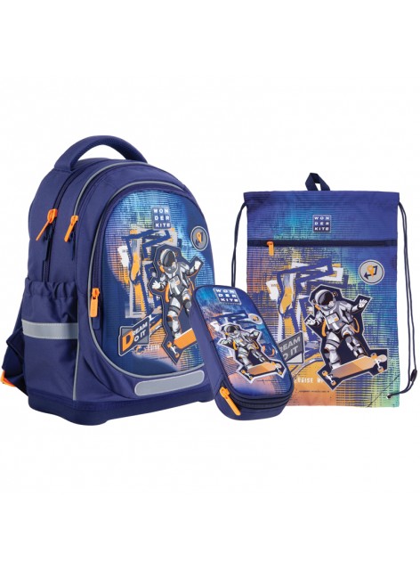 Рюкзак в комплекте 3 в 1 Wonder Kite Space Skating SET_WK21-724S-2