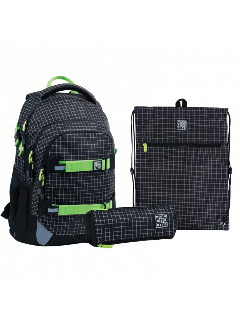 Рюкзак в комплекте 3 в 1 Wonder Kite Checkered SET_WK21-727M-2