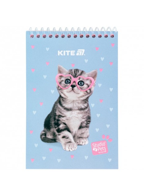 Блокнот А6, 48 аркушів Kite Studio Pets SP25-196