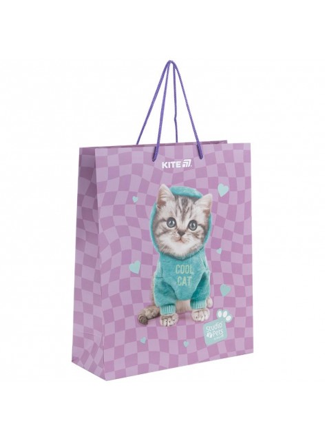 Пакет подарунковий 26х32 см Kite Studio Pets SP25-266 Пакет подарунковий 26х32 см Kite Studio Pets SP25-266