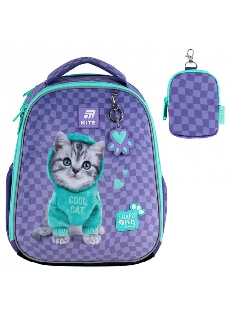 Рюкзак шкільний каркасний Kite Studio Pets SP25-555S-2