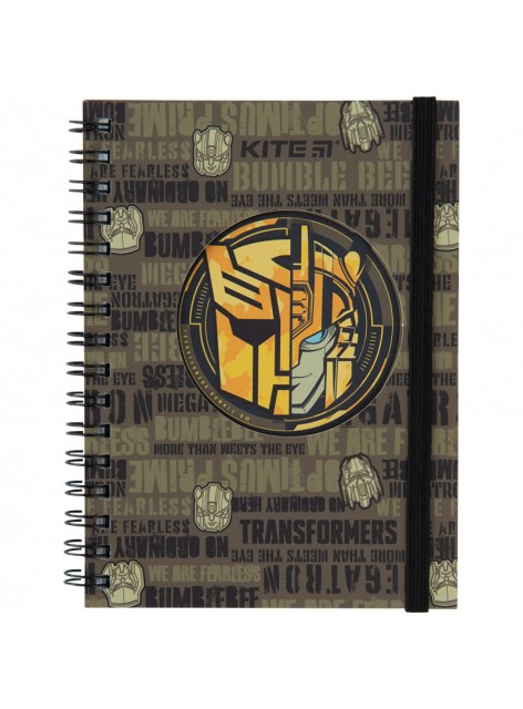 Блокнот вирубка А6, 80 аркушів Kite Transformers TF23-229