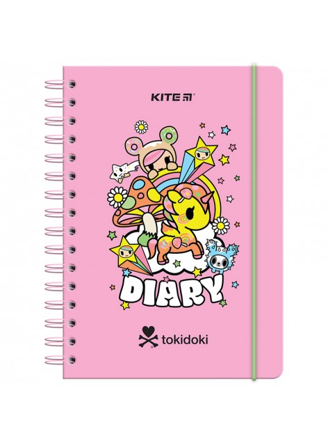 Щоденник-планер на спіралі Kite Tokidoki TK23-438