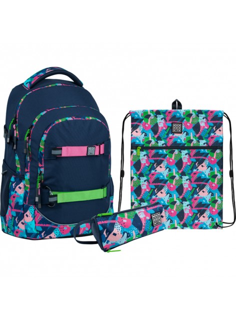 Шкільний набір 3 в 1 Wonder Kite Bright SET_WK22-727M-1