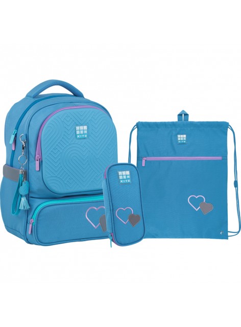 Шкільний набір 3 в 1 Wonder Kite SET_WK22-728M-1 голубой