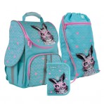 Рюкзак в комплекте 3 в 1 Cute Bunny KITE K21-501S-4+601M-1+621-1