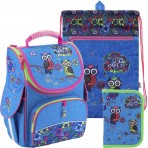 Рюкзак в комплекте 3 в 1 Pretty owls KITE K18-501S-6+601M-1+622-1