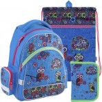 Рюкзак в комплекте 3 в 1 Pretty owls KITE K18-521S-1+601M-1+622-1