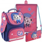 Рюкзак в комплекте 3 в 1 Pretty kitten KITE K18-501S-7+600S-1+664-1