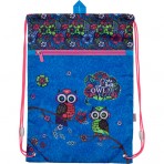 Сумка для обуви с карманом Pretty owls KITE K18-601M-1