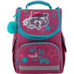Рюкзак школьный каркасный Fluffy racoon KITE K19-501S-3