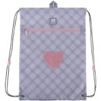 Сумка для взуття з кишенею Kite Fluffy Heart K24-601M-23