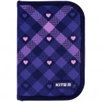 Пенал Kite Check and Hearts K24-621-1