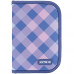 Пенал Kite Purple Chequer K24-622-3