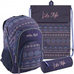 Рюкзак в комплекте 3 в 1 Style KITE K18-950L-2+601L-2+640-4
