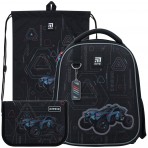 Рюкзак в комплекті 3 в 1 Extreme Car KITE K22-555S-11+600M-18+621-10