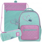 Рюкзак в комплекті 3 в 1 Charming Crown KITE K22-770M-3+601M-15+667-3