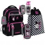 Рюкзак в комплекті 3 в 1 Kuromi KITE HK25-1022M+601M-4+662-4